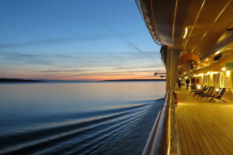 Promenade Deck - Cruise Ship